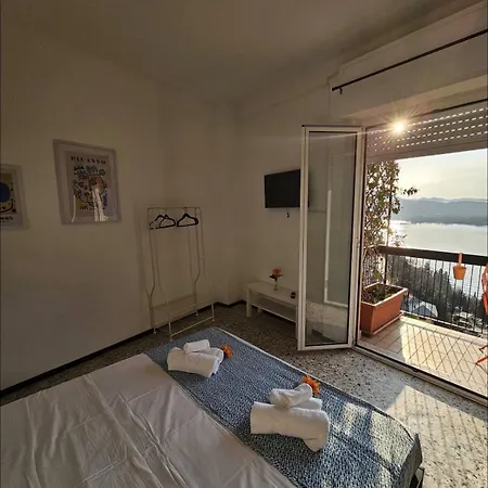 Sunset Balcony Panoramic View In アパート ブレーヴィオ