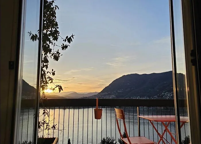Sunset Balcony Panoramic View In Apartamento *